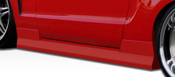 2005-2014 Ford Mustang Circuit Style Side Skirts - 2 Piece FRP