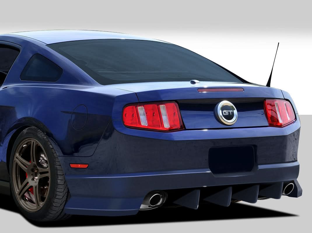 2010-2012 Ford Mustang Circuit Style Rear Bumper Cover - FRP