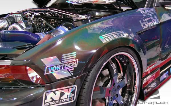 2010-2014 Ford Mustang Circuit Style Fenders - 2 Piece - FRP