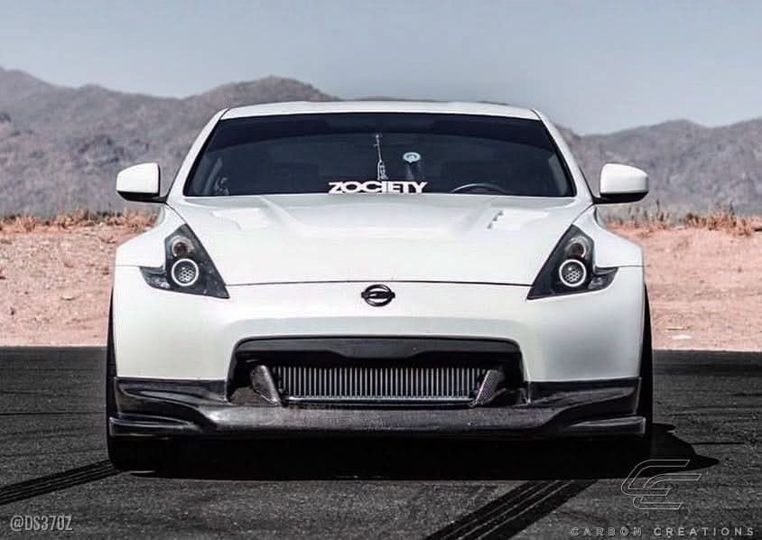 2009-2012 Nissan 370Z N-1 Style Front Lip Under Spoiler - Carbon Fiber