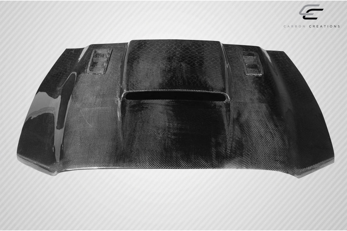 2013-2014 Ford Mustang CVX Style Hood - Carbon Fiber