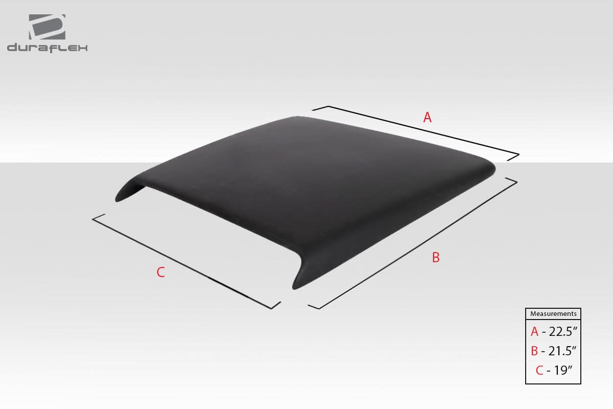 Universal Ram Air Scoop 1 Piece - FRP