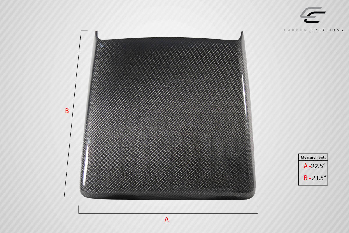 Universal Carbon Creations Ram Air Scoop 1 - 1 Piece