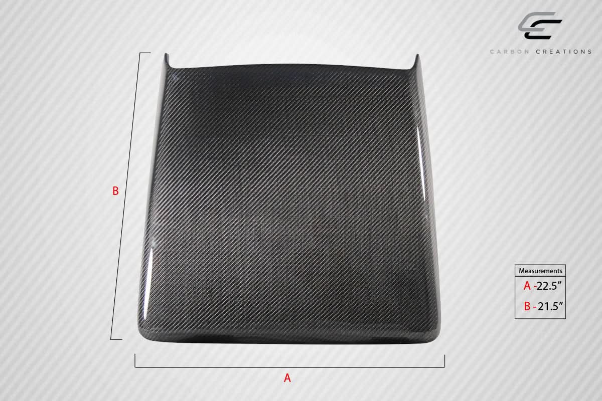 Universal Carbon Fiber Ram Air Scoop - Dry Carbon
