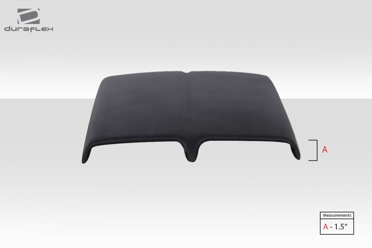 Universal Ram Air Scoop 2 Style Hood Scoop - FRP