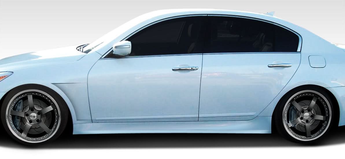 2009-2014 Hyundai Genesis Executive Style Side Skirts - 2 Piece - FRP