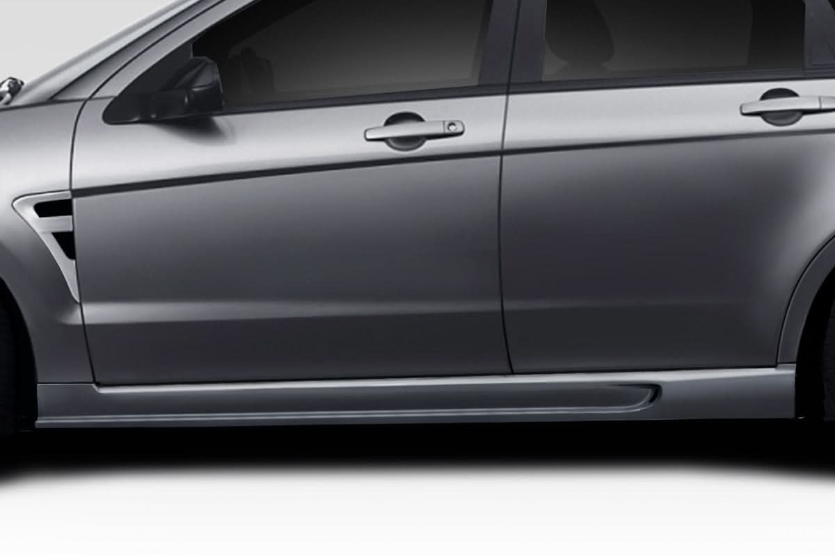 2008-2011 Ford Focus 4DR Piranha Style Side Skirts Rocker Panels - FRP