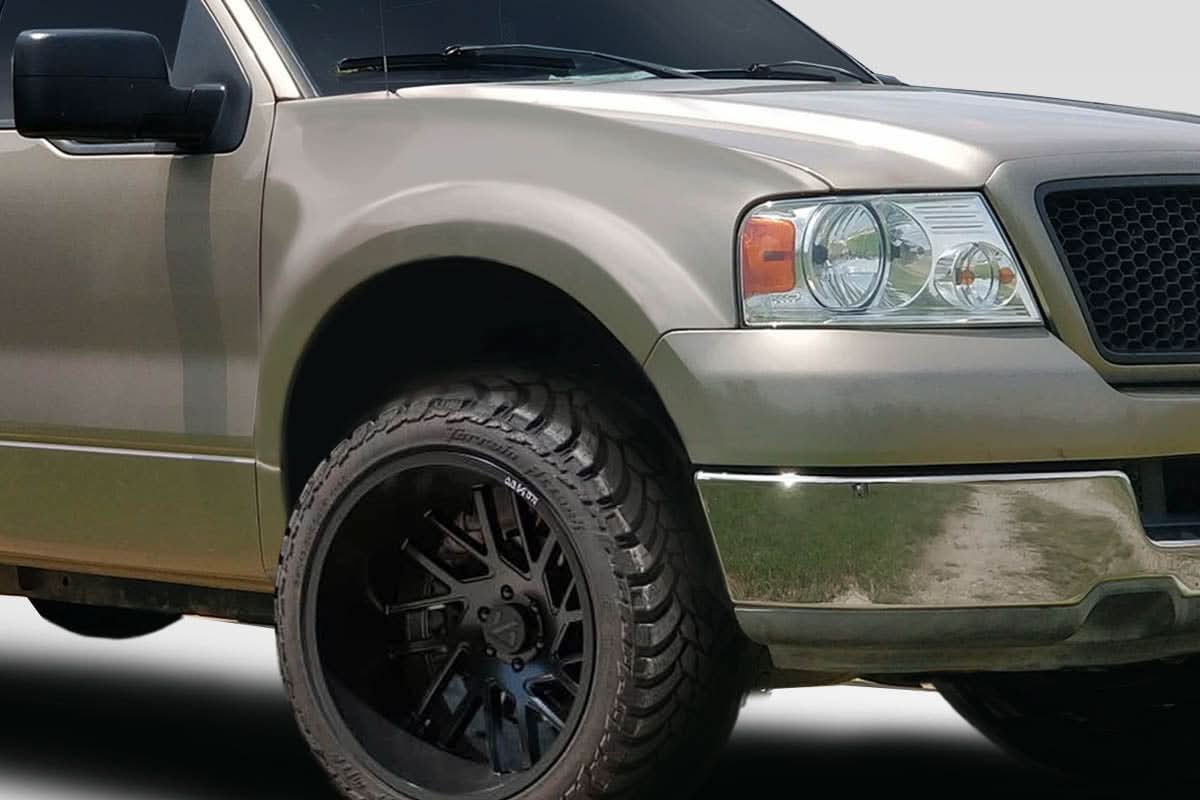 2004-2008 Ford F-150 Off Road Bulge Front Fenders - 2 Piece - FRP