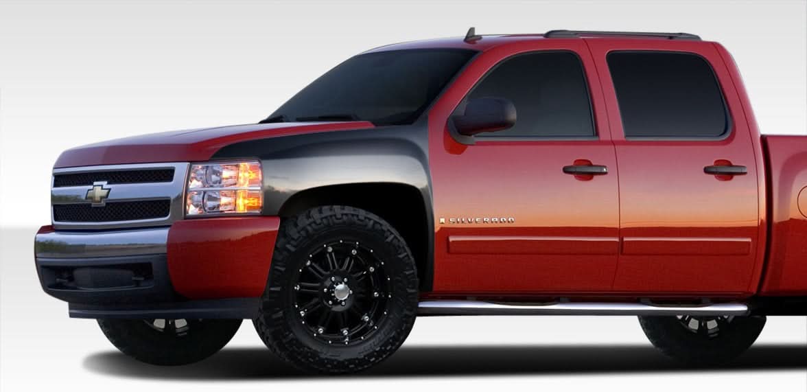 2007-2013 Chevrolet Silverado 4.5" Off Road Bulge Front Fenders - FRP