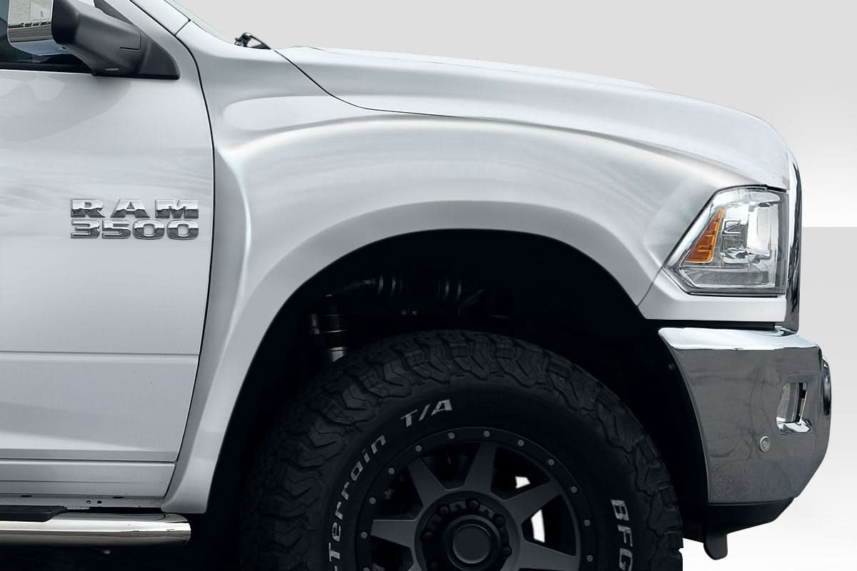 2009-2018 Dodge Ram Off Road Bulge Style Front Fenders - 2 Piece - FRP