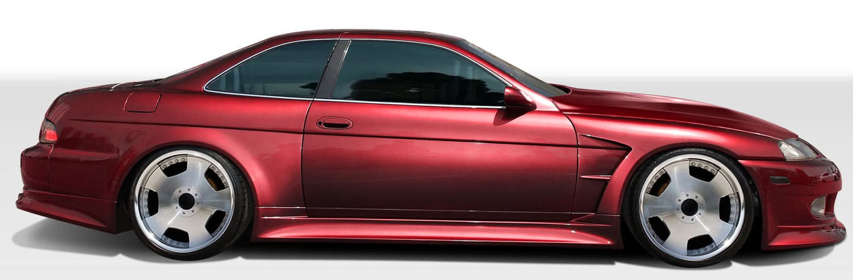 1992-2000 Lexus SC Series V-Speed Style Wide Body Side Skirts - FRP