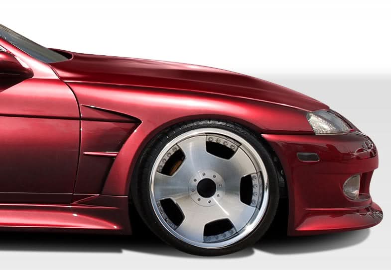 1992-2000 Lexus SC V-Speed Style Wide Body Front Fenders - FRP