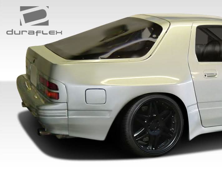 1986-1991 Mazda RX-7 MTP Style Wide Body Rear Fender Flares - FRP