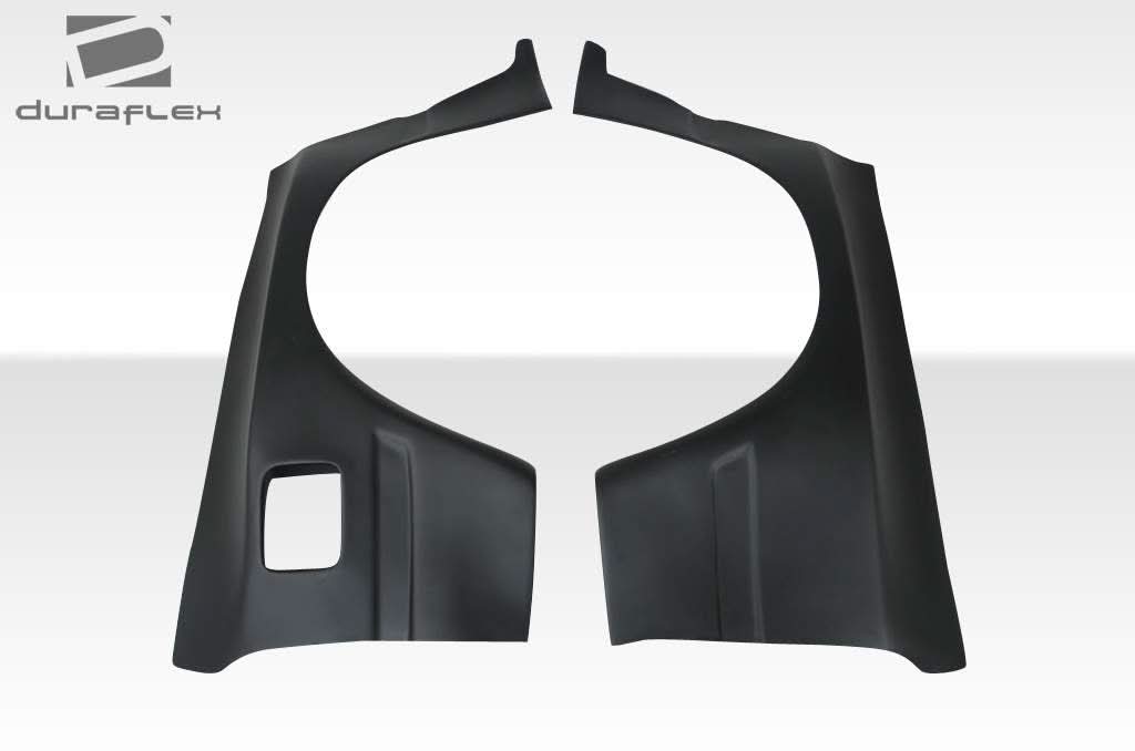 1986-1991 Mazda RX-7 MTP Style Wide Body Rear Fender Flares - FRP