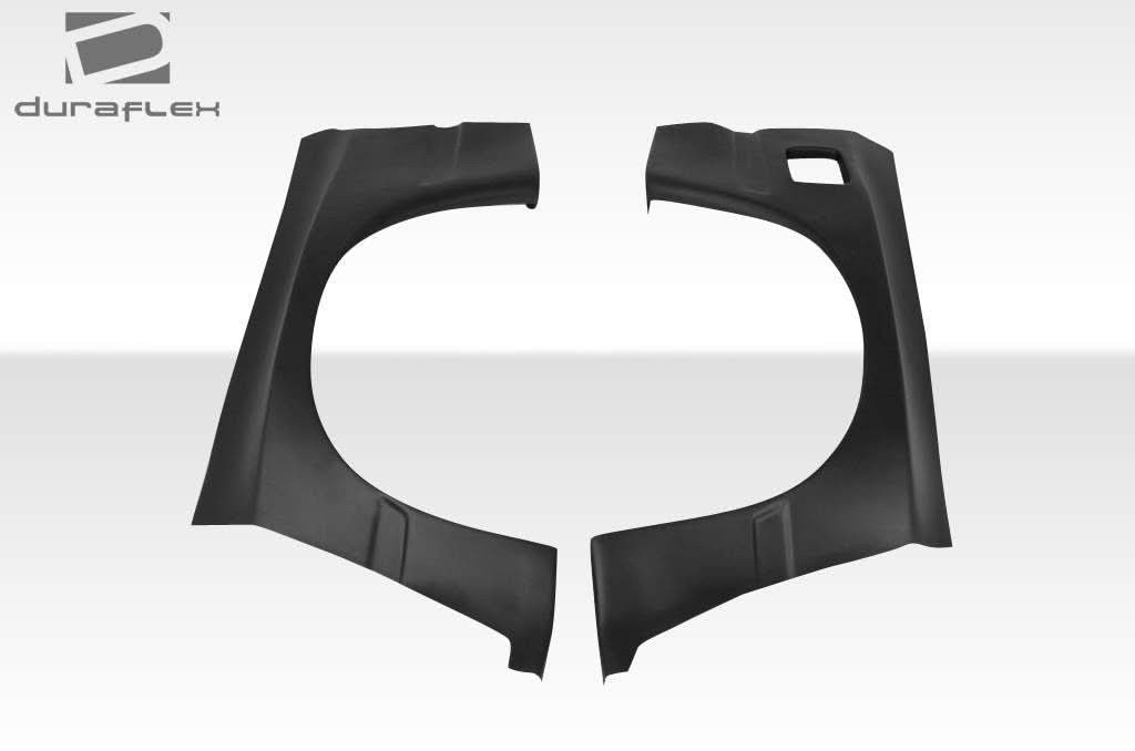1986-1991 Mazda RX-7 MTP Style Wide Body Rear Fender Flares - FRP