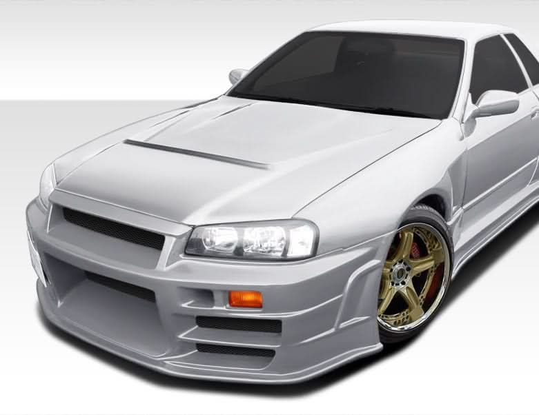 1989-1994 Nissan Skyline R324 Style Front Bumper Cover - FRP