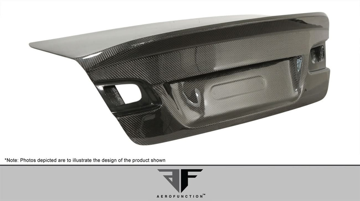 2007-2013 BMW 3 Series E92 AF-1 Style Trunk Lid - Carbon Fiber