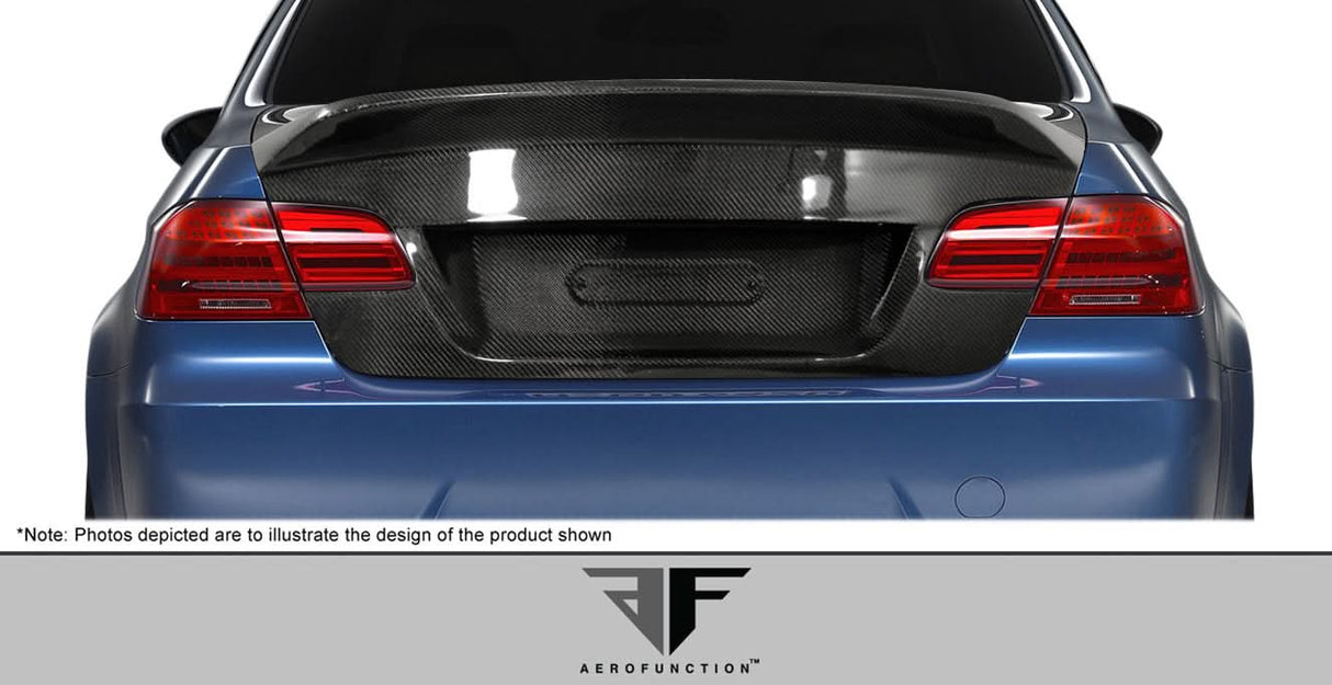2007-2013 BMW 3 Series E92 AF-1 Style Trunk Lid - Carbon Fiber