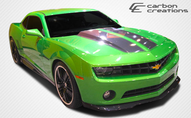 2010-2013 Chevrolet Camaro V6 GM-X Style Front Lip Under Spoiler - Carbon Fiber