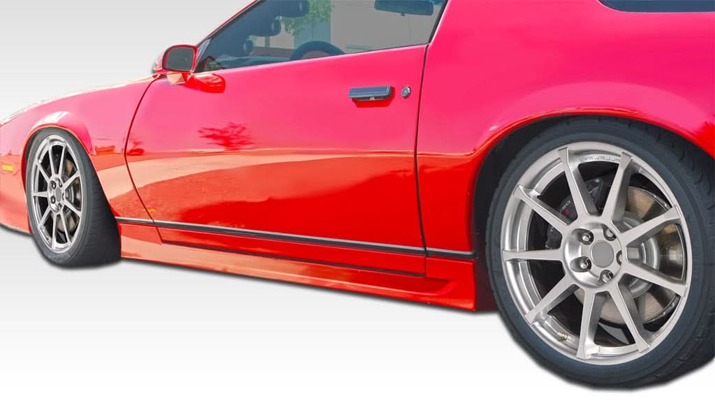 1982-1992 Chevrolet Camaro GT Concept Style Side Skirts - 2 Piece - FRP