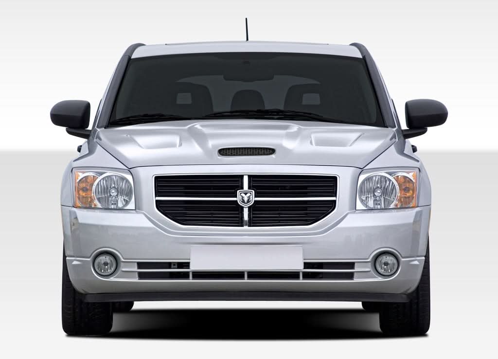 2007-2012 Dodge Caliber SRT Look Hood - 1 Piece - FRP