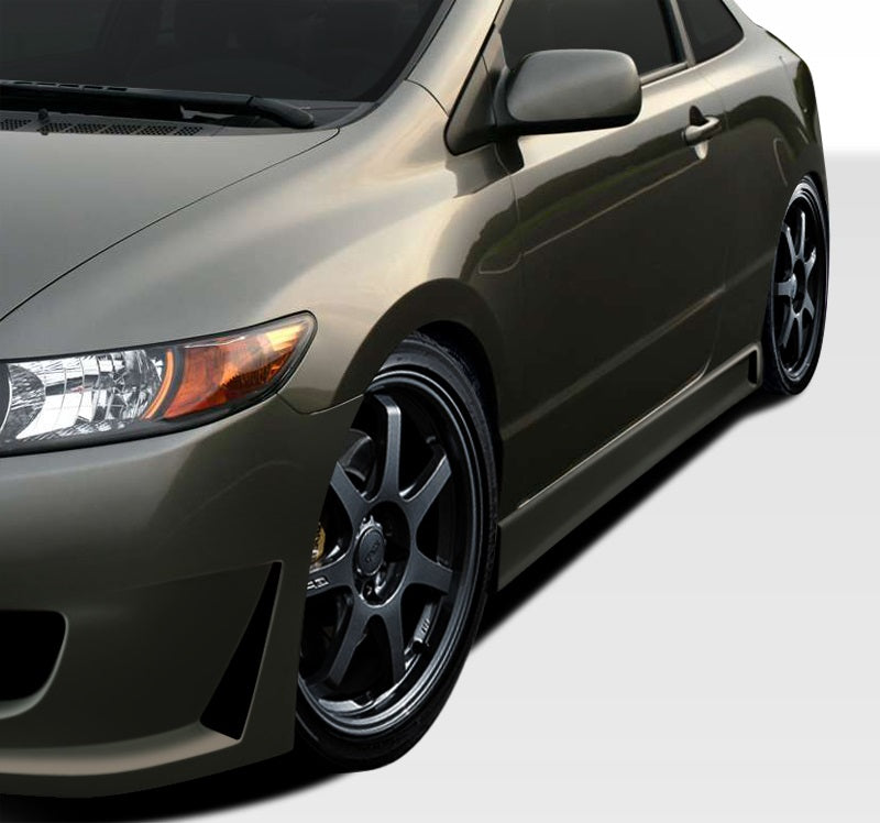 2006-2011 Honda Civic B-2 Style Side Skirts Rocker Panels - FRP