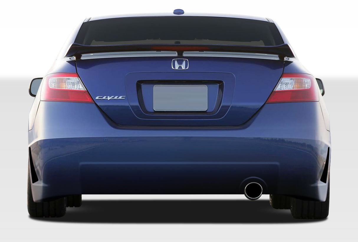 2006-2011 Honda Civic B-2 Style Rear Bumper Cover - 1 Piece - FRP