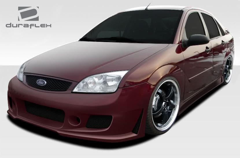 2005-2007 Ford Focus B-2 Style Front Bumper Cover - FRP