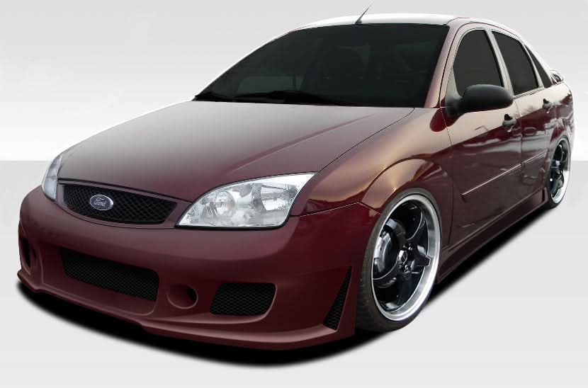 2005-2007 Ford Focus B-2 Style Body Kit 4 Piece - FRP