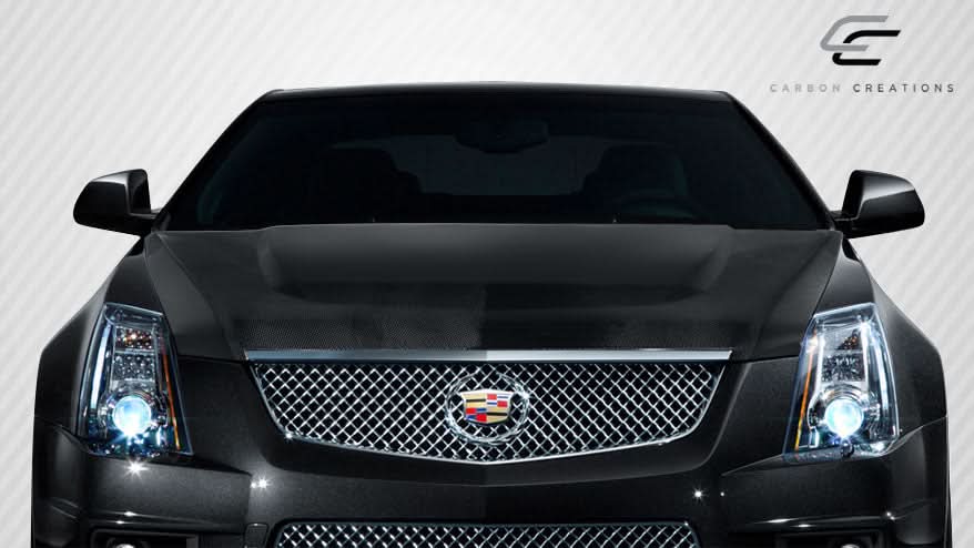 2009-2014 Cadillac CTS-V OEM Look Hood - Carbon Fiber