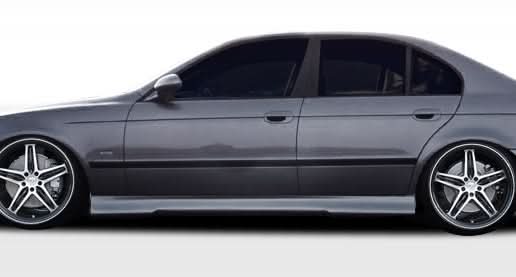 1997-2003 BMW 5 Series E39 HM-S Style Side Skirts - 2 Piece - FRP