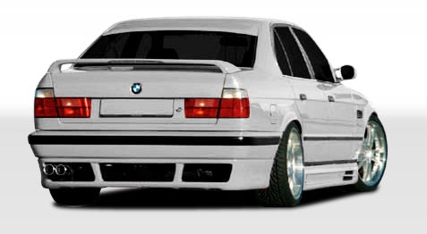 1989-1995 BMW 5 Series E34 SR-S Style Rear Lip Under Spoiler - FRP