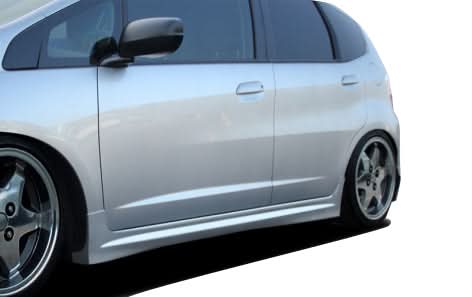 2009-2013 Honda Fit Type M Style Side Skirts Rocker Panels - FRP