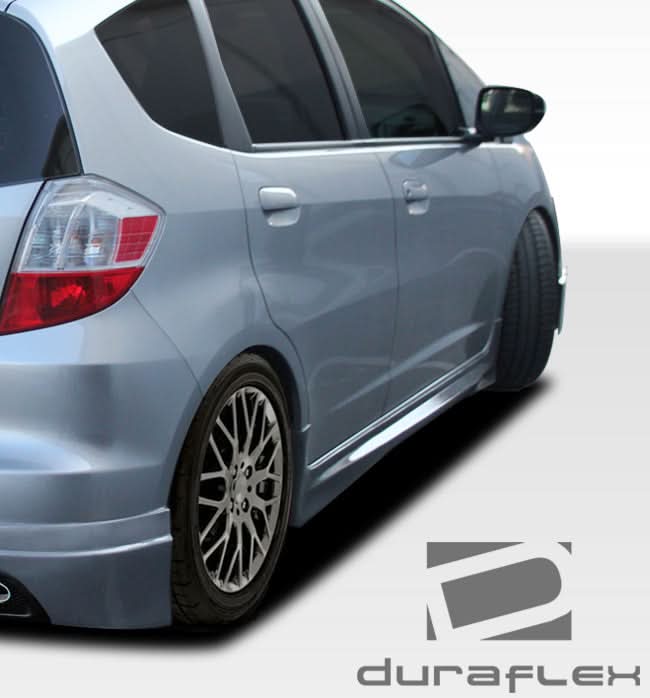 2009-2013 Honda Fit Type M Style Side Skirts Rocker Panels - FRP