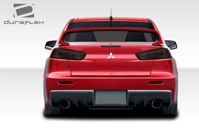 2008-2017 Mitsubishi Lancer Evo X Look Rear Bumper Cover - FRP
