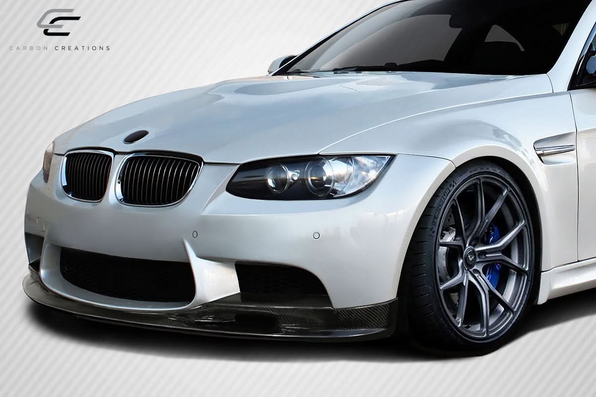 2008-2013 BMW M3 T-Design Style Front Lip Spoiler - Carbon Fiber