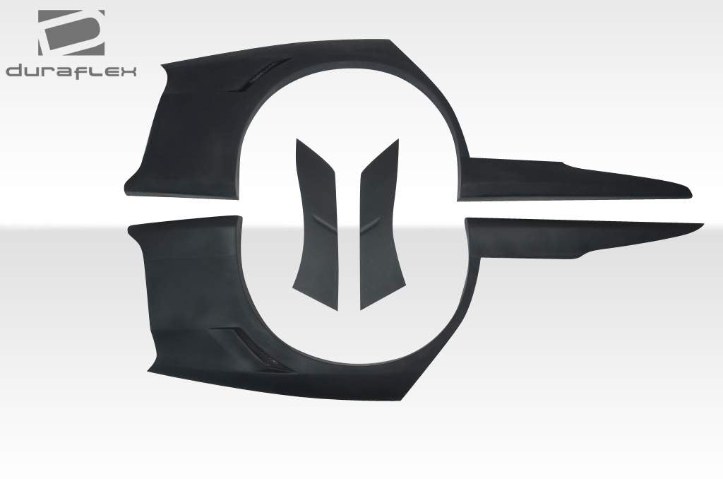 2003-2006 Mitsubishi Lancer Evolution 8 9 VT-X Style Wide Body Rear Fender Flares - 4 Piece - FRP