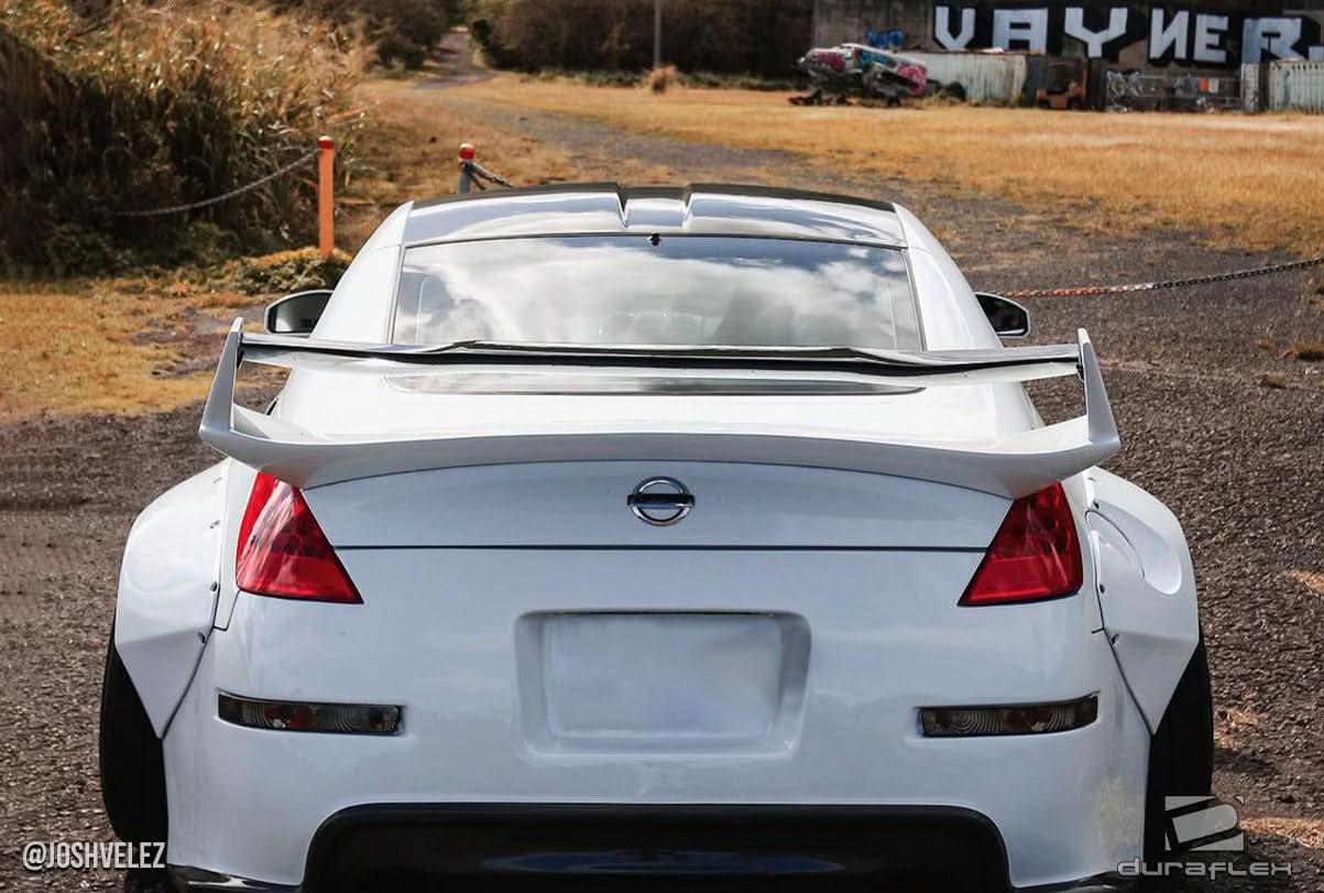 2003-2008 Nissan 350Z AM-S Style Wing Trunk Lid Spoiler - FRP