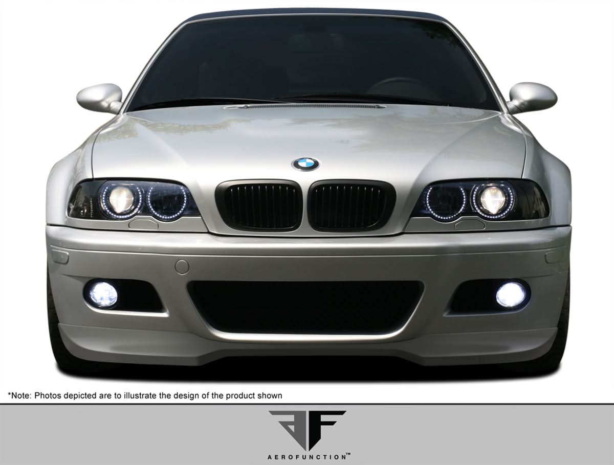 2001-2006 BMW M3 E46 AF-1 Style Front Add-On Spoiler - FRP
