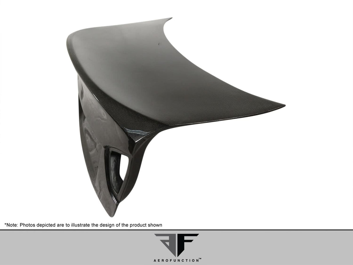 2006-2008 BMW 3 Series E90 AF-1 Style Trunk Lid - Carbon Fiber