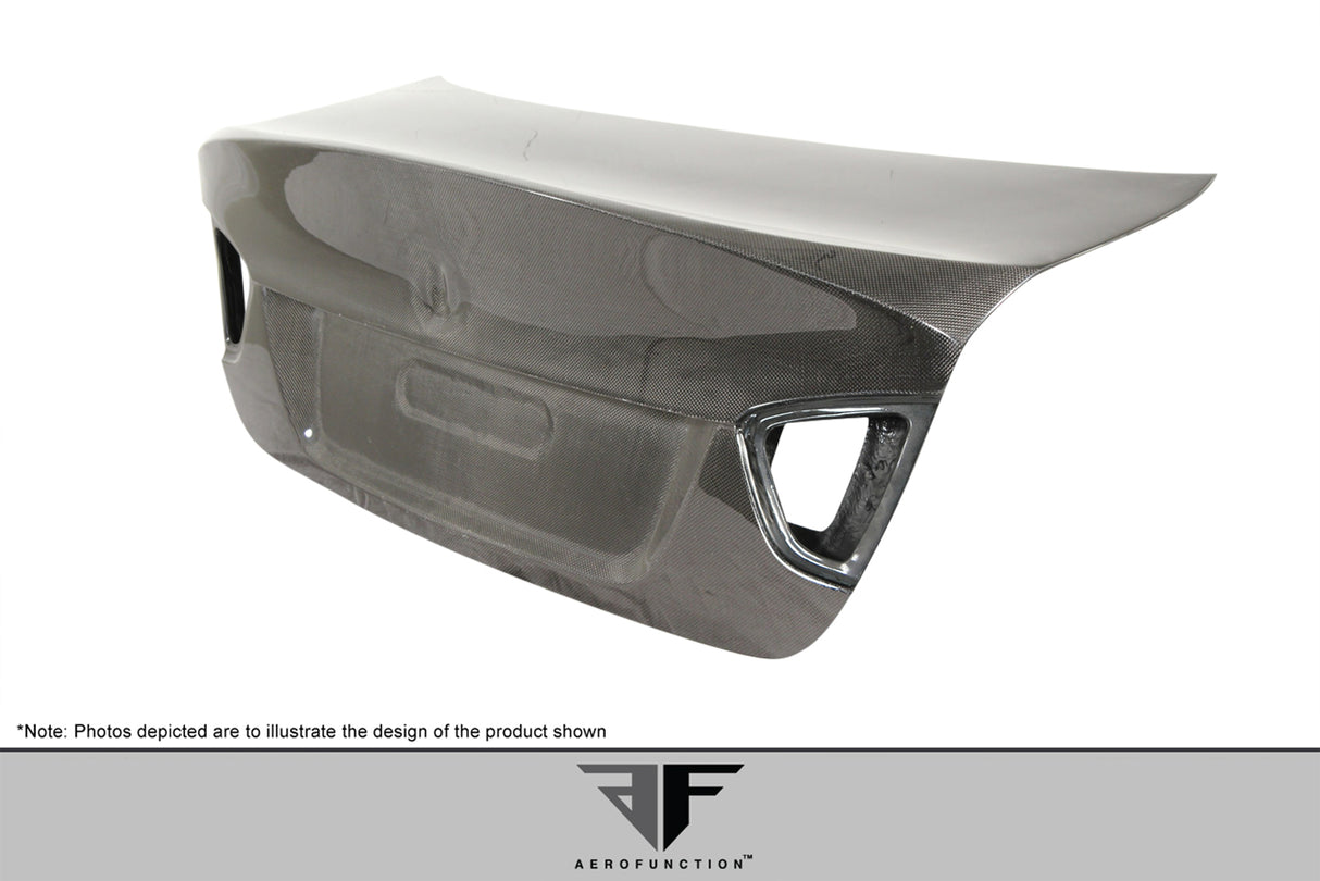 2006-2008 BMW 3 Series E90 4DR Carbon AF-1 Trunk Lid ( CFP ) - 1 Piece