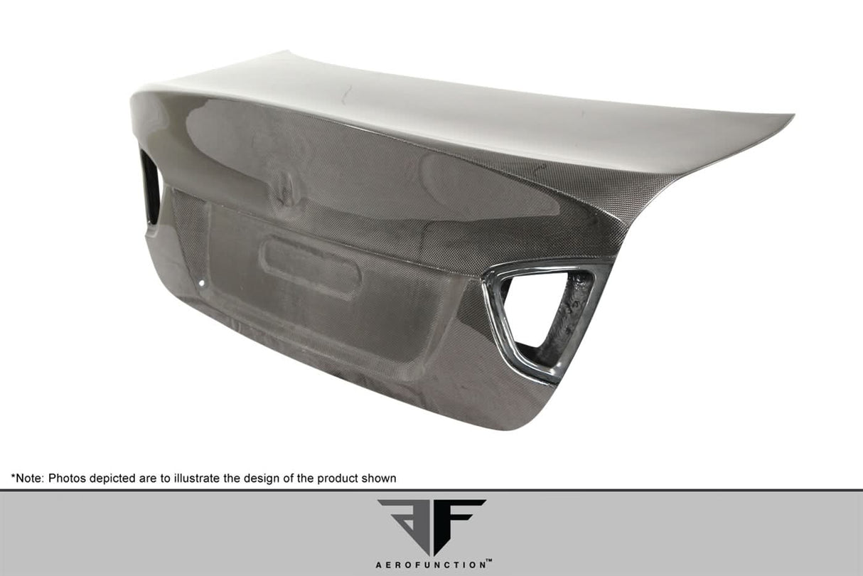 2006-2008 BMW 3 Series E90 AF-1 Style Trunk Lid - Carbon Fiber