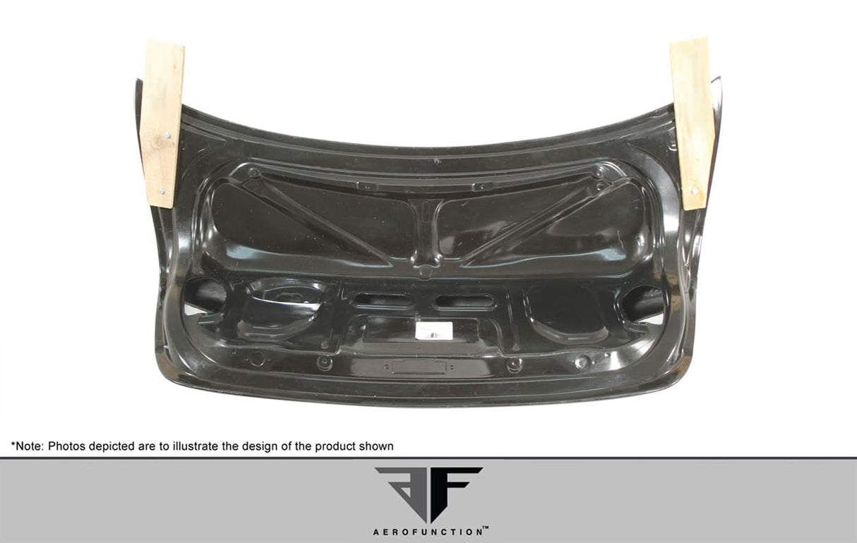2006-2008 BMW 3 Series E90 AF-1 Style Trunk Lid - Carbon Fiber