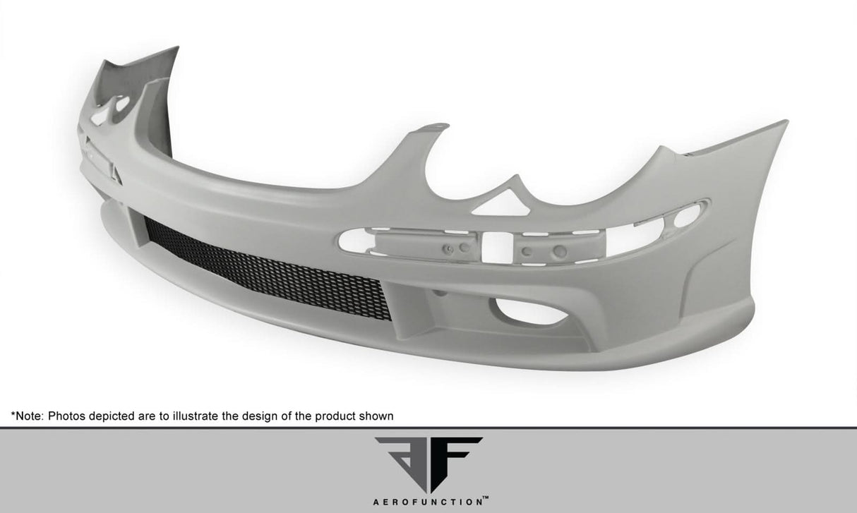 2003-2008 Mercedes SL Class AF-1 Style Front Bumper Cover - FRP