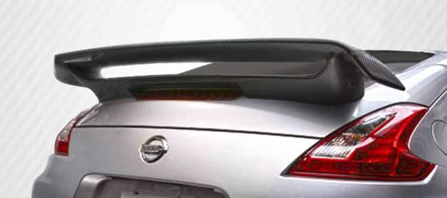 2009-2020 Nissan 370Z N-2 Style Wing Trunk Spoiler - Carbon Fiber