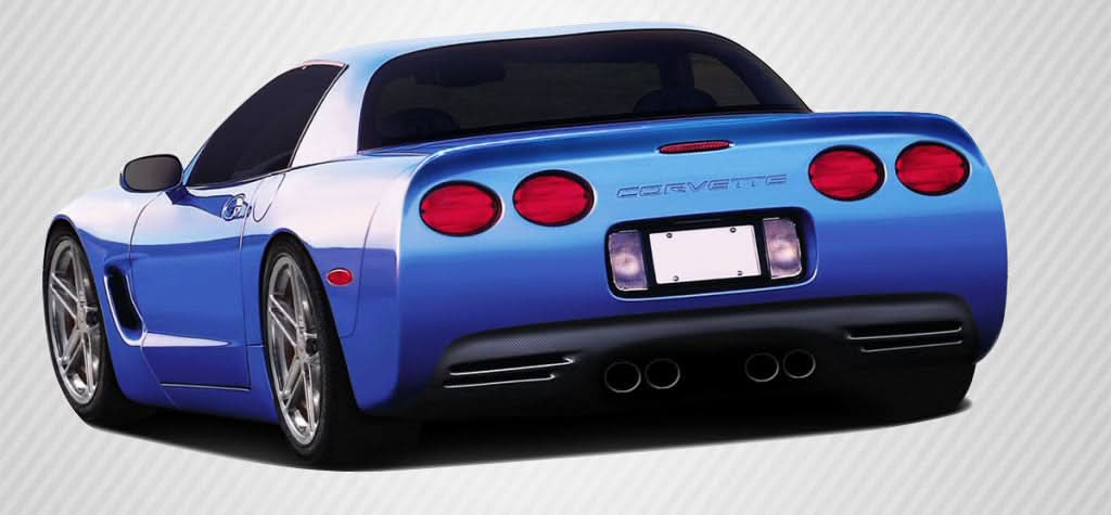 1997-2004 Chevrolet Corvette C5 SP-R Style Rear Bumper Cover - Carbon Fiber