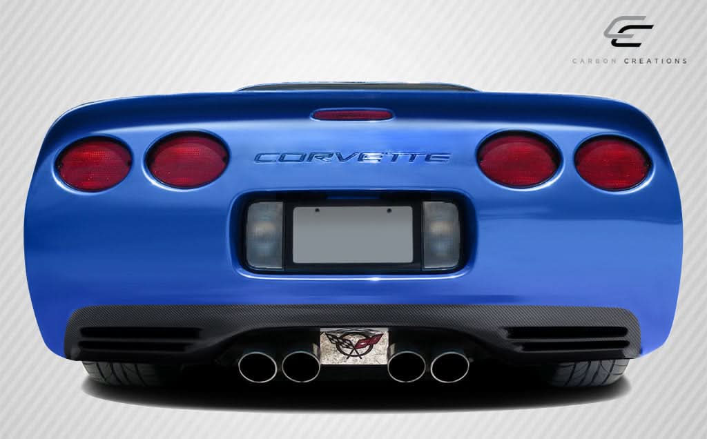 1997-2004 Chevrolet Corvette C5 SP-R Style Rear Bumper Cover - Carbon Fiber