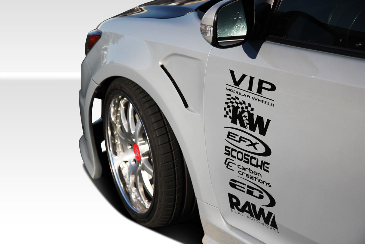 2011-2015 Scion tC GT Concept Style Fenders - 2 Piece - FRP