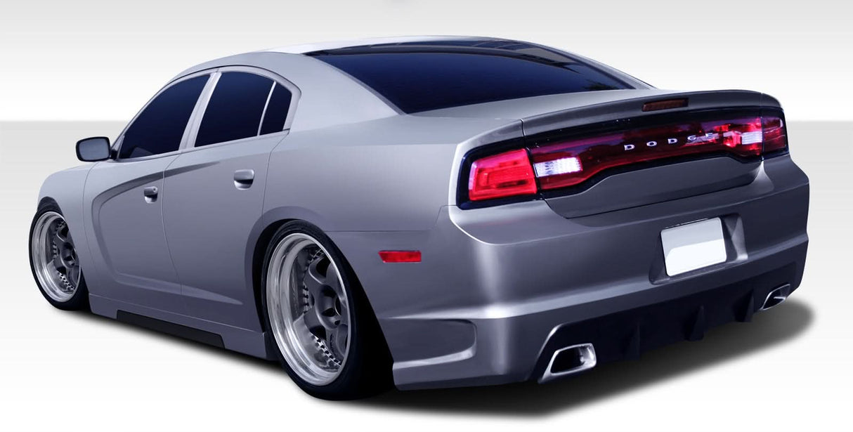 2011-2014 Dodge Charger Circuit Style Rear Bumper Cover - FRP