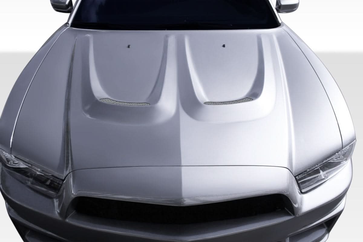 2011-2014 Dodge Charger Circuit Style Hood - 1 Piece - FRP